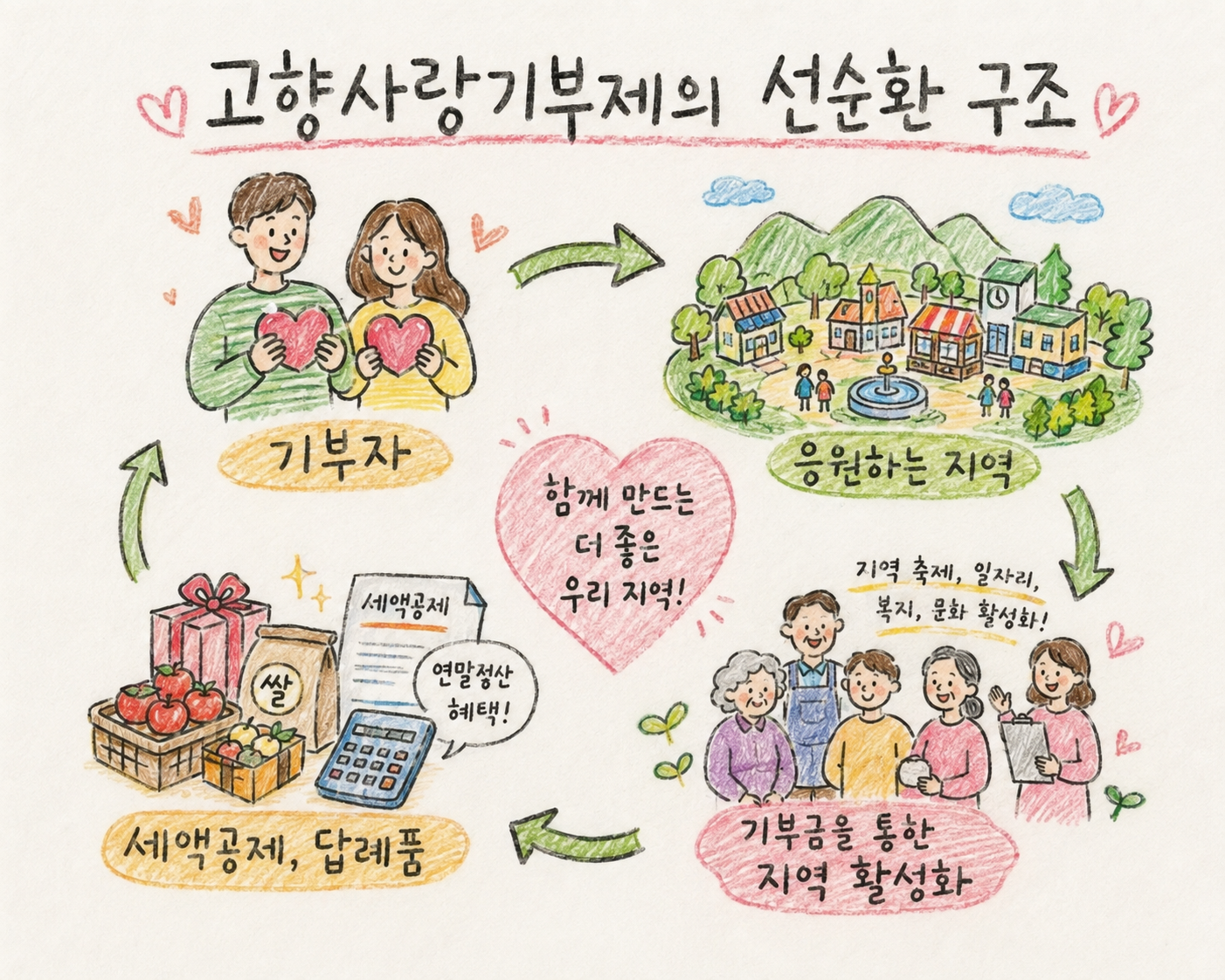 지역 사회와 상생하는 고향사랑기부제 의미