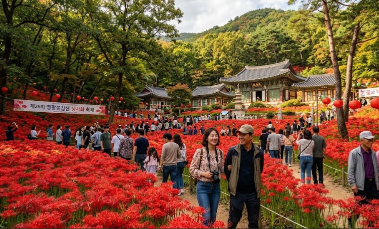 영광 불갑산 상사화 축제