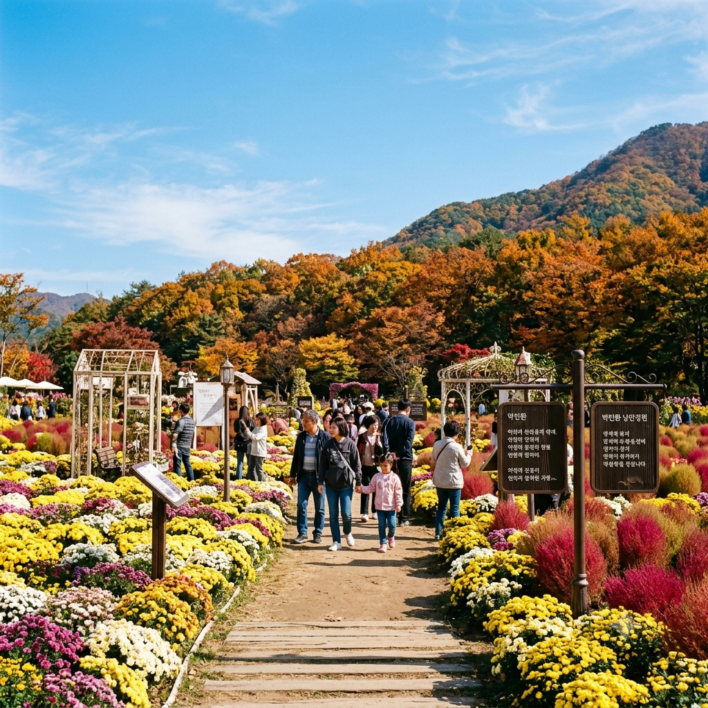 인제가을꽃축제 박인환 낭만정원