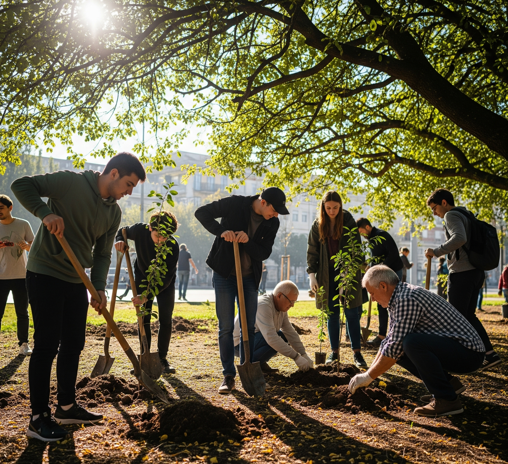 러브버그를 제거하는 사람들