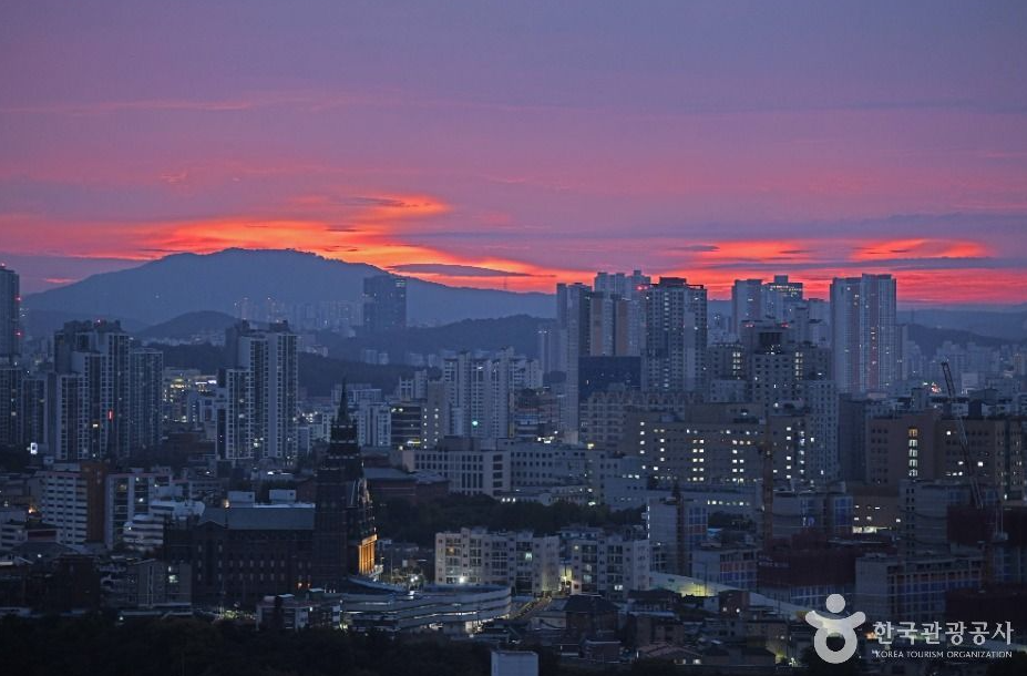 수원 팔달산 야경, 한국관광공사