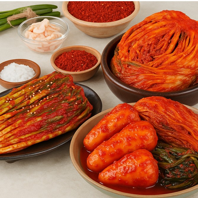 광주세계김치축제 전라도 김치 배추김치 파김치 총각김치