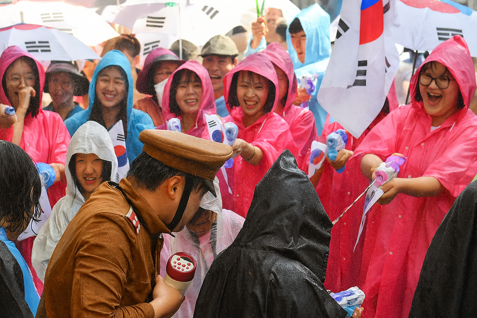 봉오동 전투 물총싸움