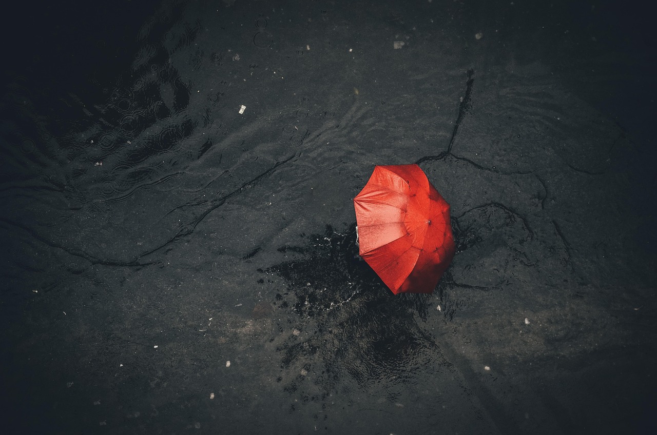 폭우가 내린 광주 북구