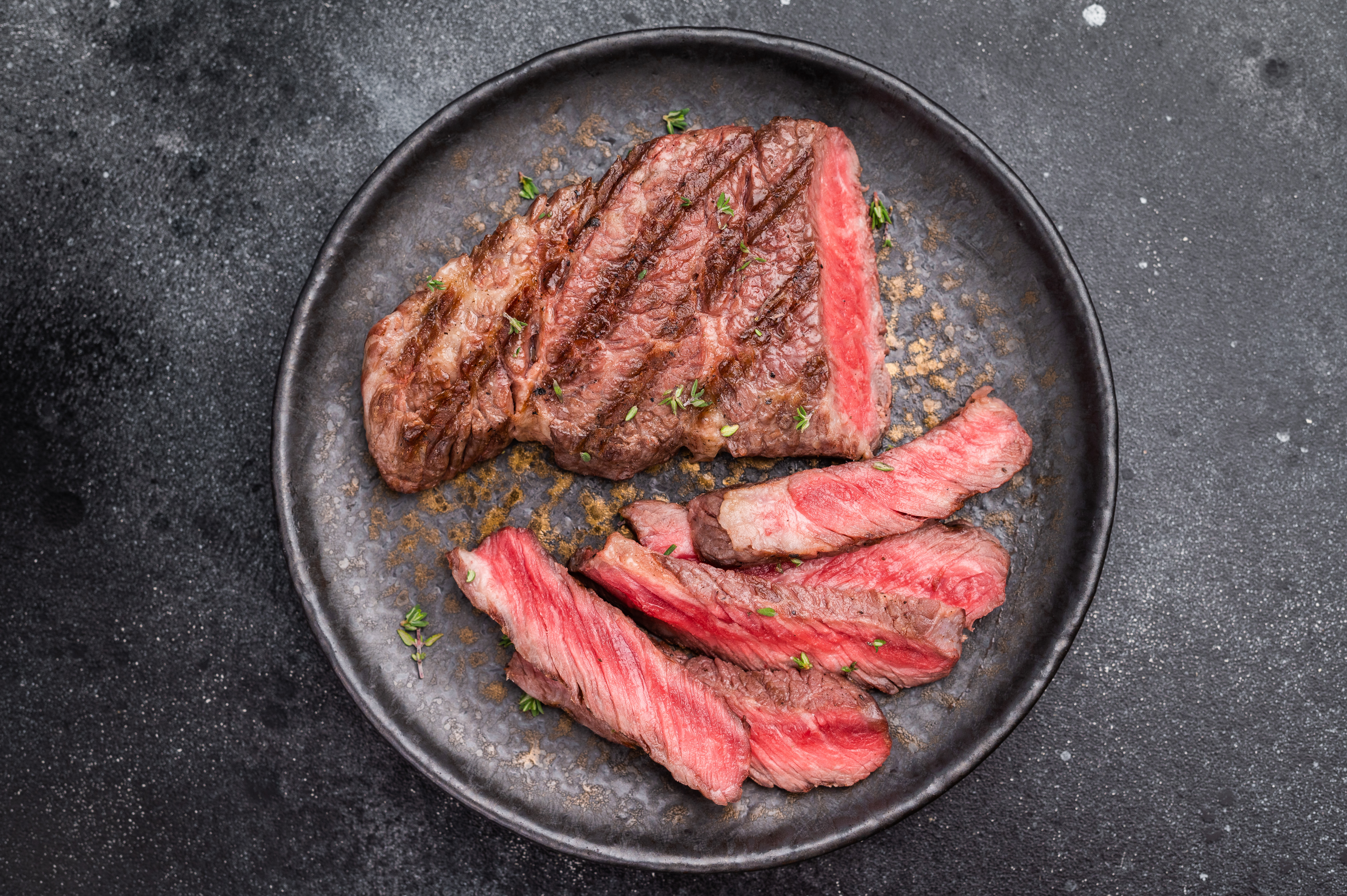 한우 스테이크, 등심