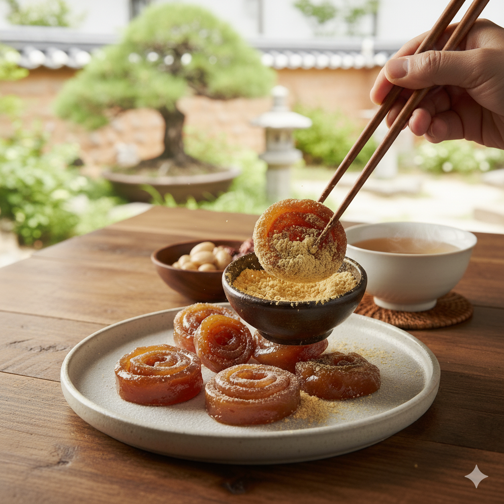 도라지정과, 도라지정과 먹는법, 안성 도라지정과 