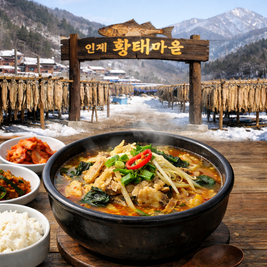 인제 황태해장국 황태마을