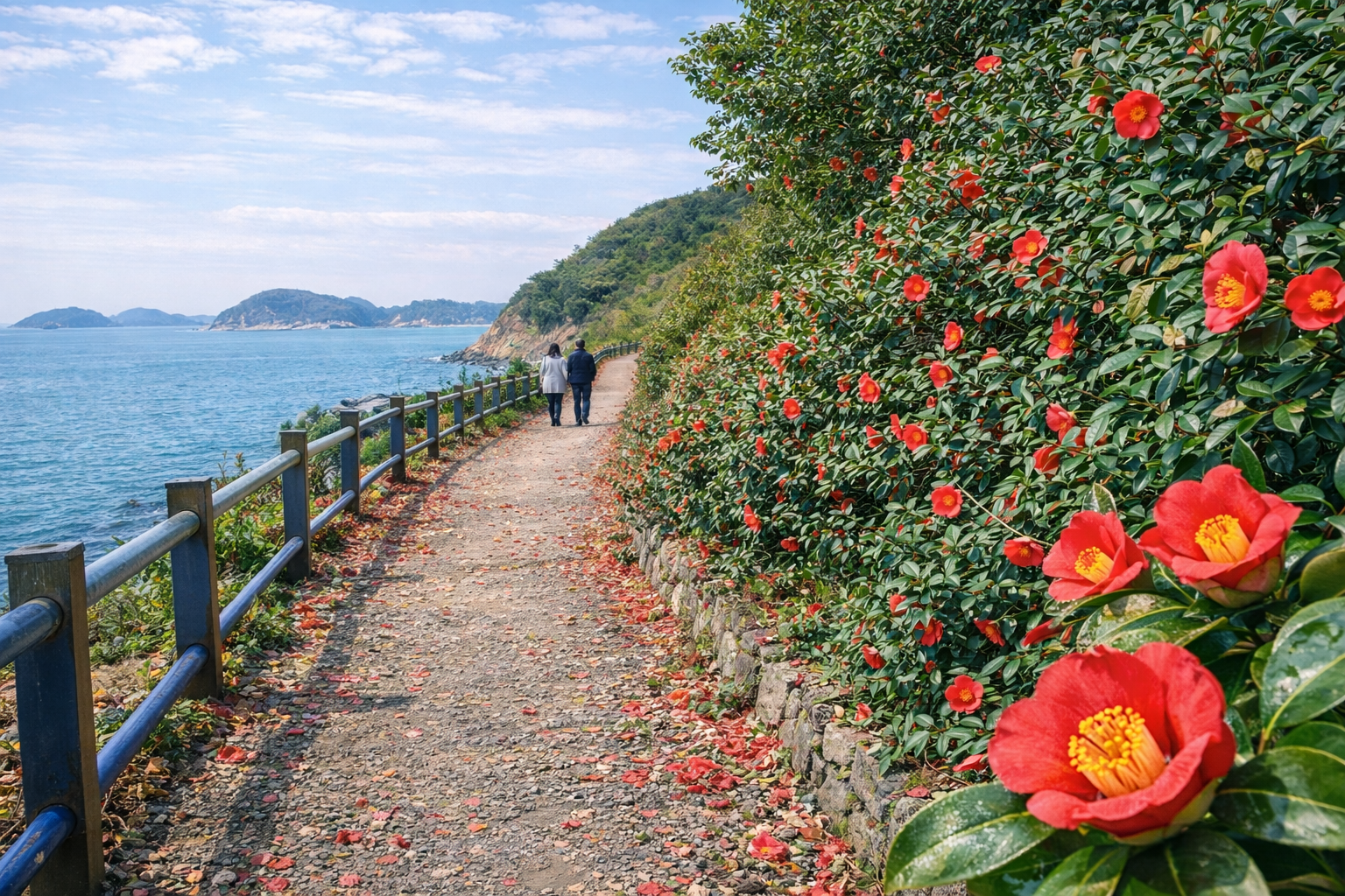 대부도 동백 군락