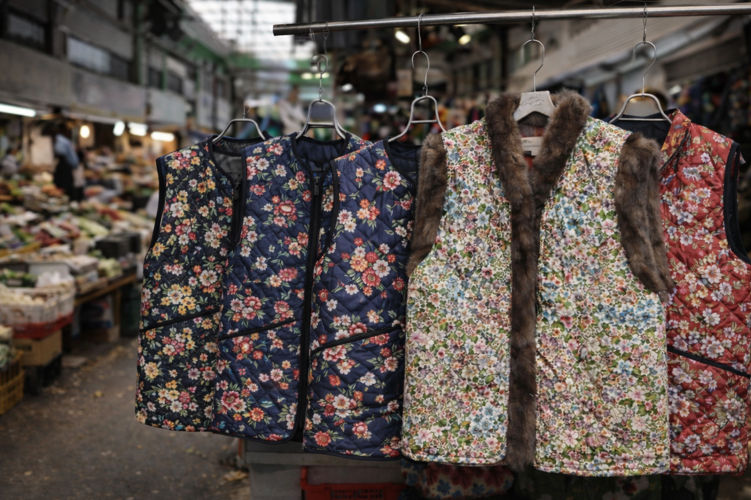 광장시장_김장조끼