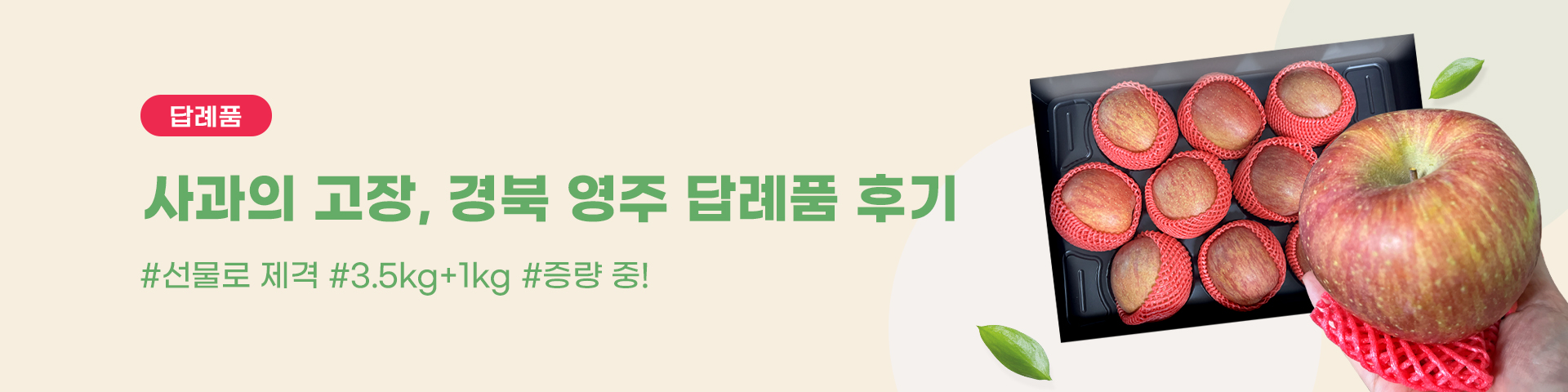 답례품 _영주 사과