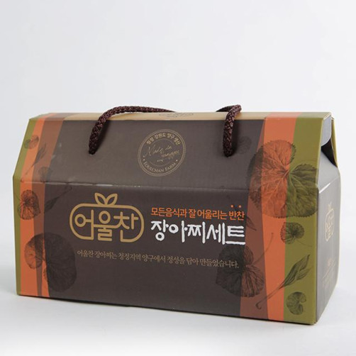 어울찬 장아찌 세트(곰취장아찌 500g+산마늘장아찌 350g)