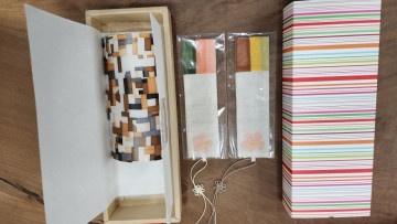 조각보 명인 소쇄 이남희가 제작한 책갈피