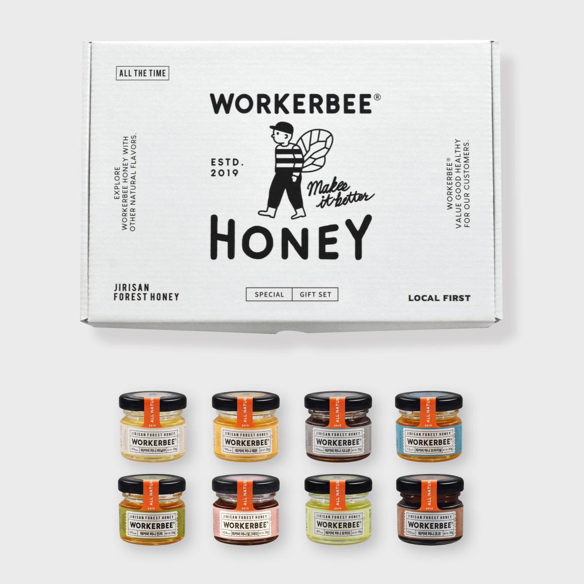 워커비 허니 기프트 세트 240g(30g*8병)