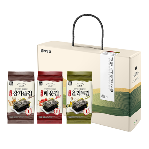 정담김 참기름김 선물세트 300g(참기름김 5g*30봉)