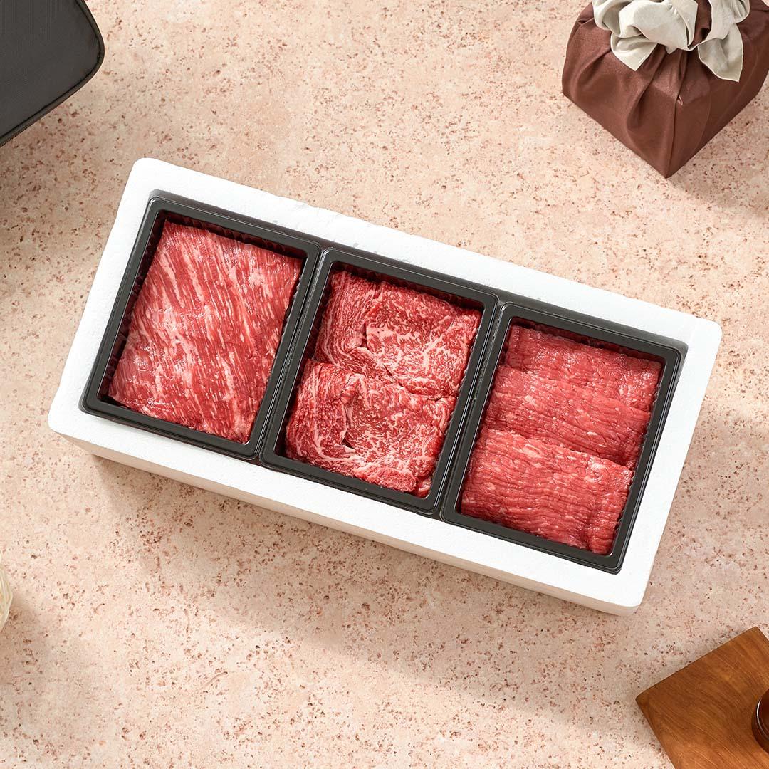 안성마춤한우 프레시 4호 1.5kg, 1+등급 - 등심,국거리,산적 각 500g