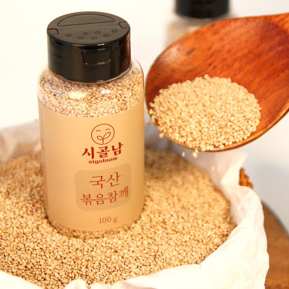  전남 신안 국산 볶음참깨 400g