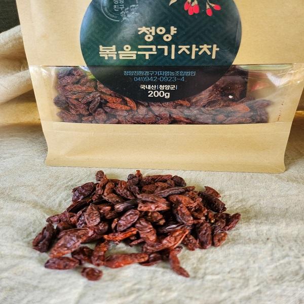 청양 유기농 볶음구기자차 200g