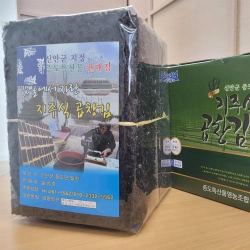 [설특선] 곱창김(100매)+천일염 300g