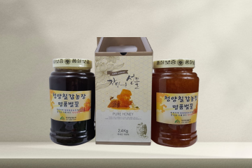 친환경 청양칠갑농장 벌꿀 1.2kg(아카시아, 밤, 야생화)