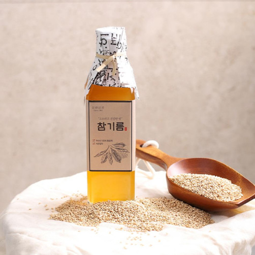 국내산 100% 성환상회 저온압착 참기름 300ml