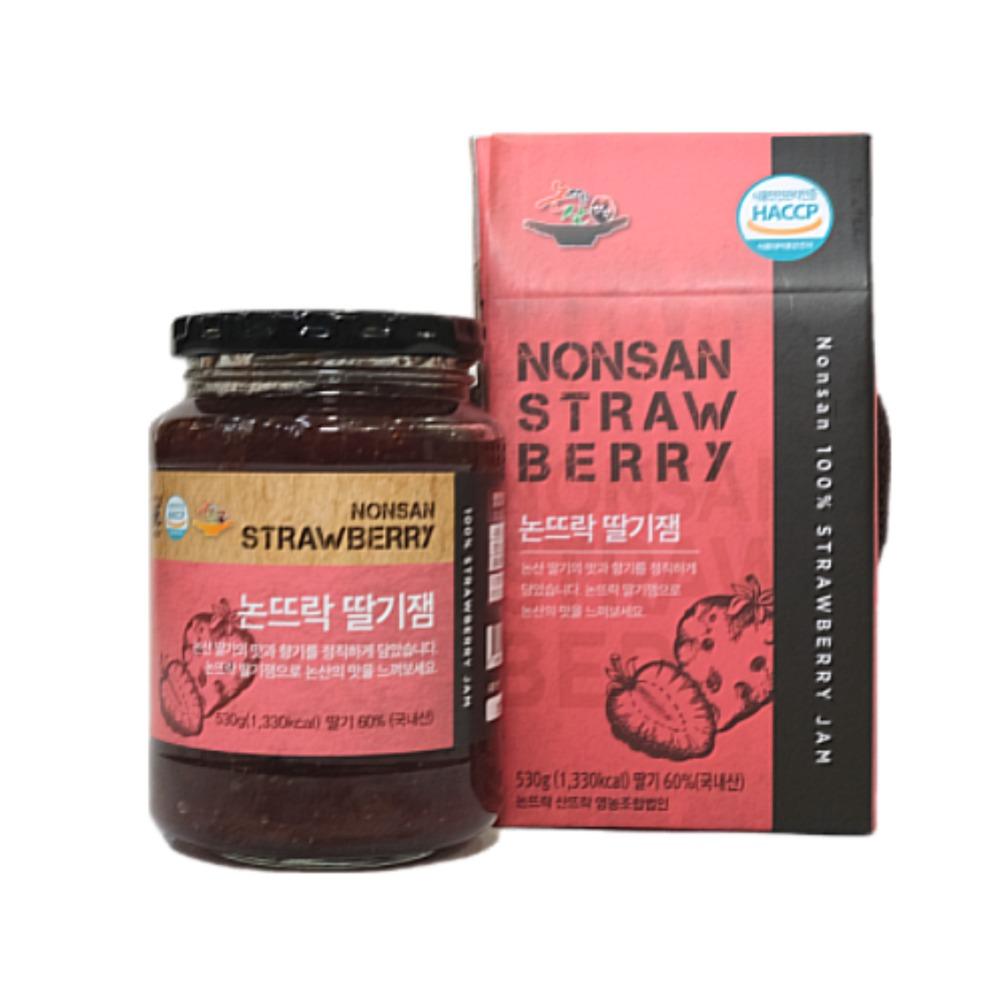 저온 진공농축 프리미엄 논뜨락딸기잼 530g*2병