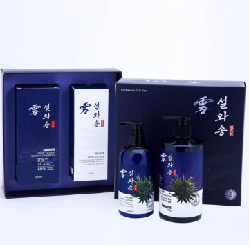 설와송 탈모케어 샴푸 500g+천연유래성분 바디로션 300ml
