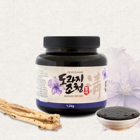 100% 국내산 도라치 조청세트(도라지 600g+우리쌀 600g) 