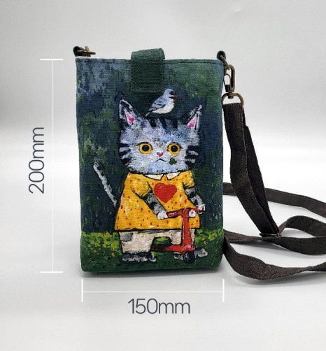 핸드메이드 작품가방(200mm*150mm)