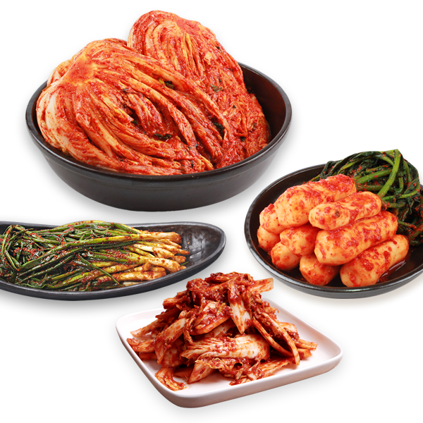 광주 말바우시장 전라도 김치(포기김치 2.5kg, 겉절이 2kg+총각김치 1kg)
