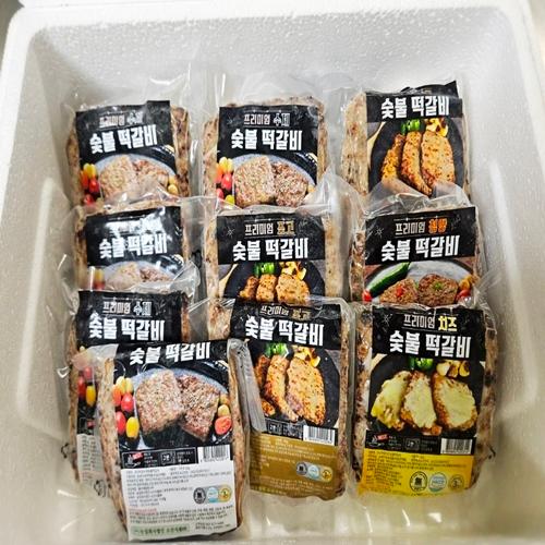  국내산 100% 수제숯불떡갈비 900g(90g*10팩)