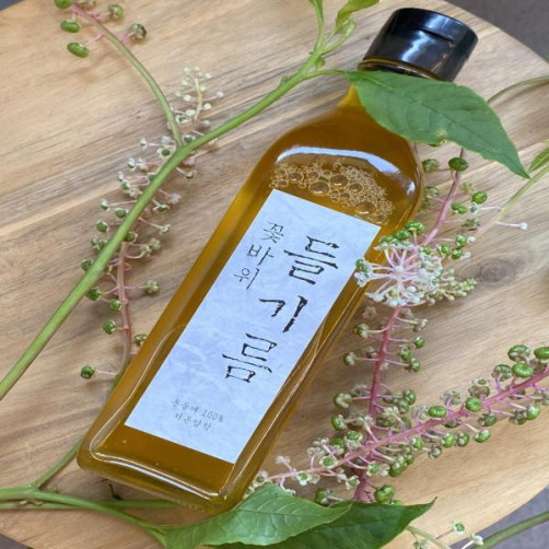 100% 국내산 최상 꽃바위 들기름 290ml
