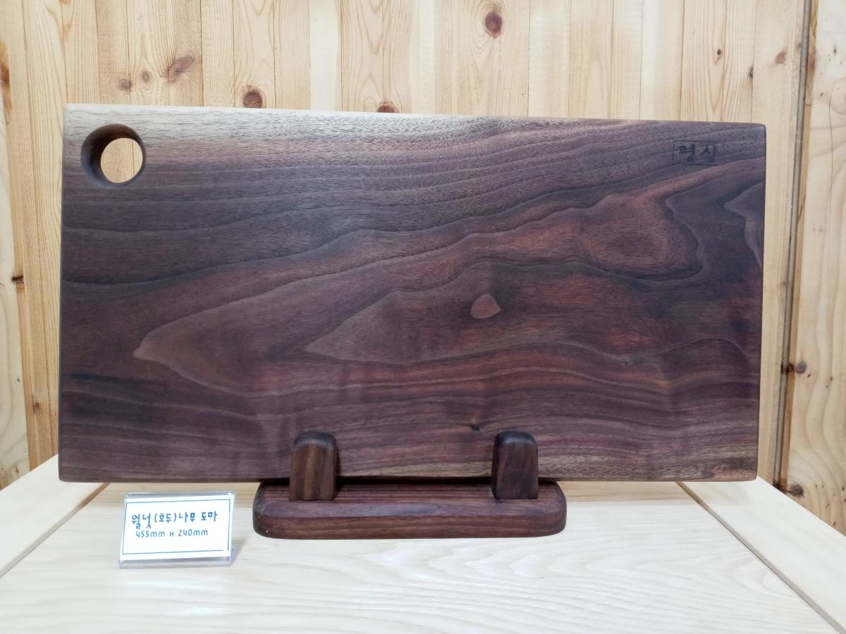 느티, 월넛, 캄포 나무 원목 도마