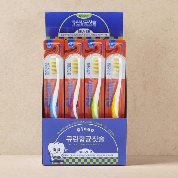 큐린 항균칫솔 칫솔세트(소프트/프라임) 20개