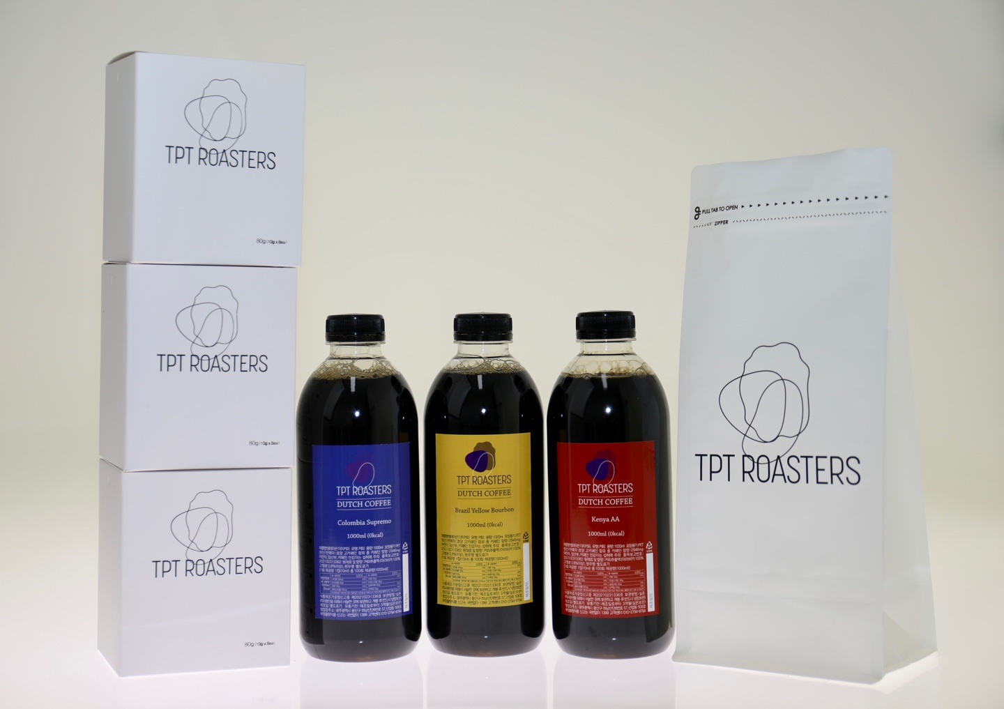 티피티로스터스 원두 500g + 콜드브루 1L 세트(9종 택2)