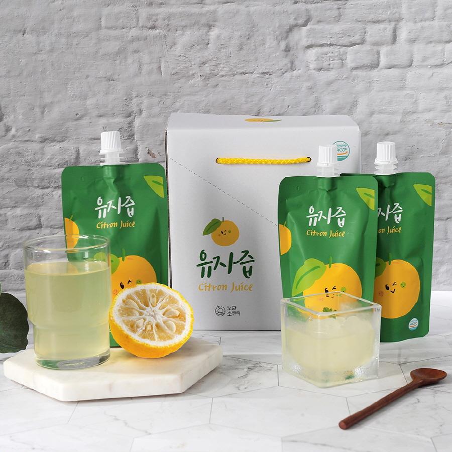 어린이음료 유자즙 110ml*20포