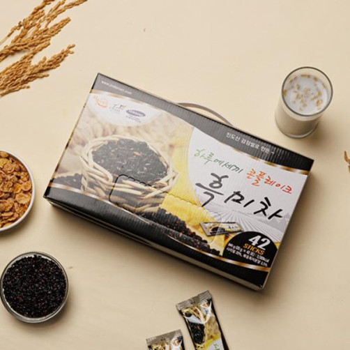 [보배마실] 진도 콘플레이크 흑미차 아침대용 간식 선물용