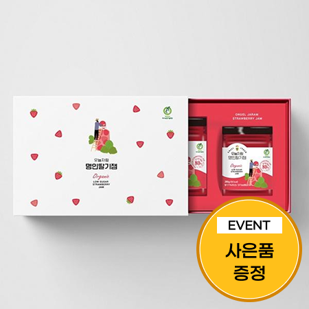 [이벤트] 저칼로리 명인딸기잼 730g+딸기크리스피롤 2봉