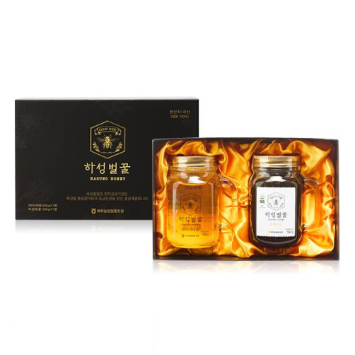 100% 벌꿀 1.1kg(아카시아꿀 550g+야생화꿀 550g)