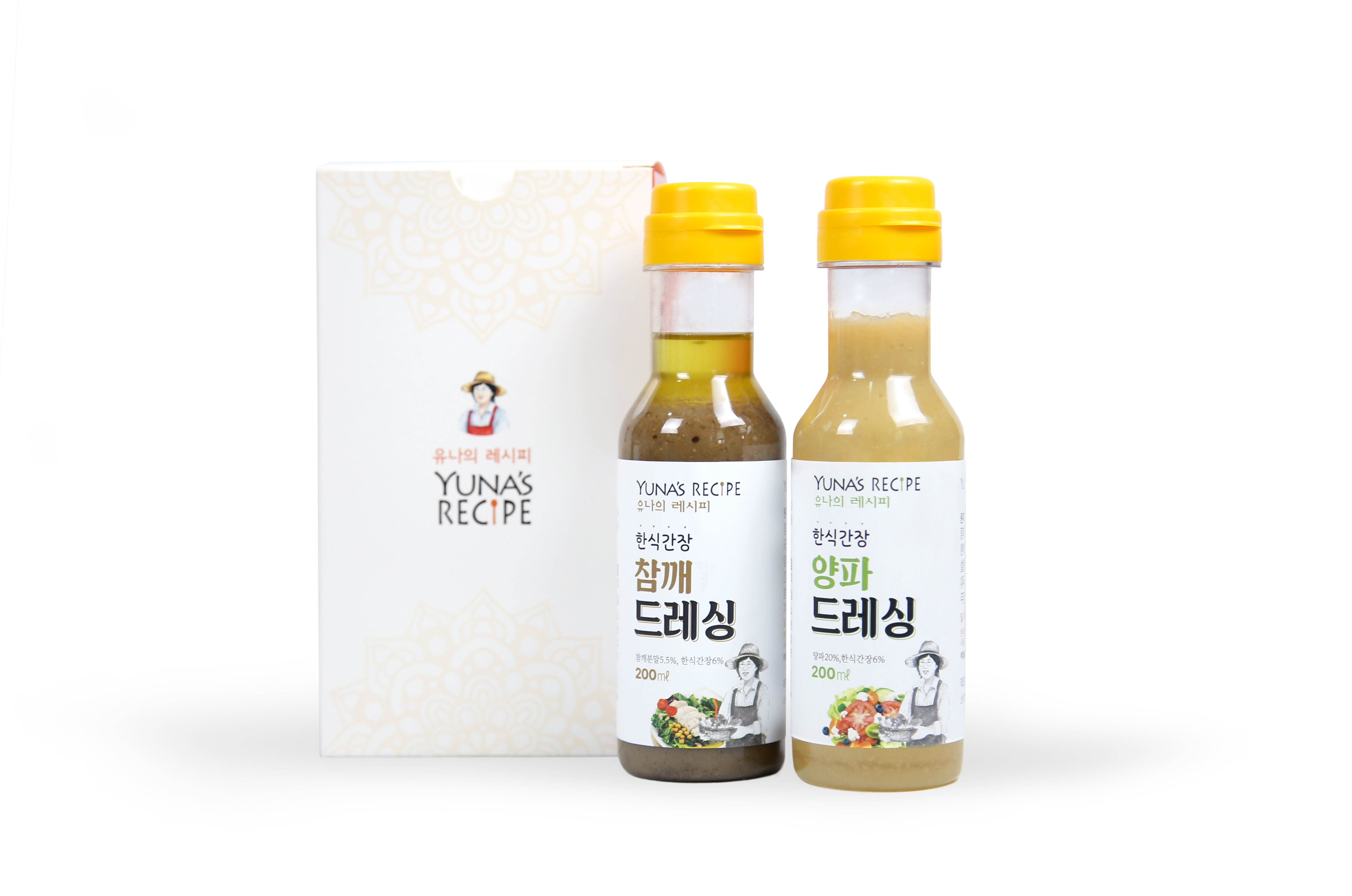 한식간장 드레싱세트(양파드레싱 420ml+참깨드레싱 420ml)