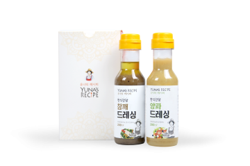 한식간장 드레싱세트(양파드레싱 420ml+참깨드레싱 420ml)