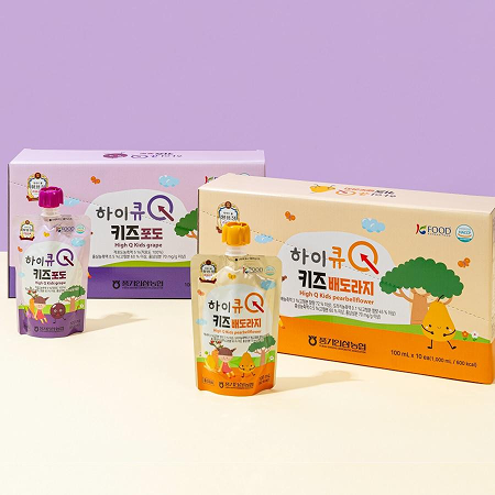 하이큐 키즈 건강음료 20포(포도 100ml*10포+배도라지 100ml*10포)
