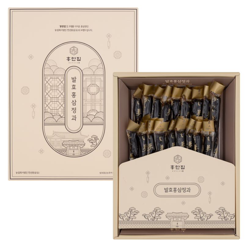 발효 홍삼 정과 500g(15뿌리 내외)