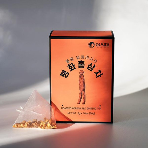 100% 국산 팽화홍삼차 60g(2g*10팩*3개)