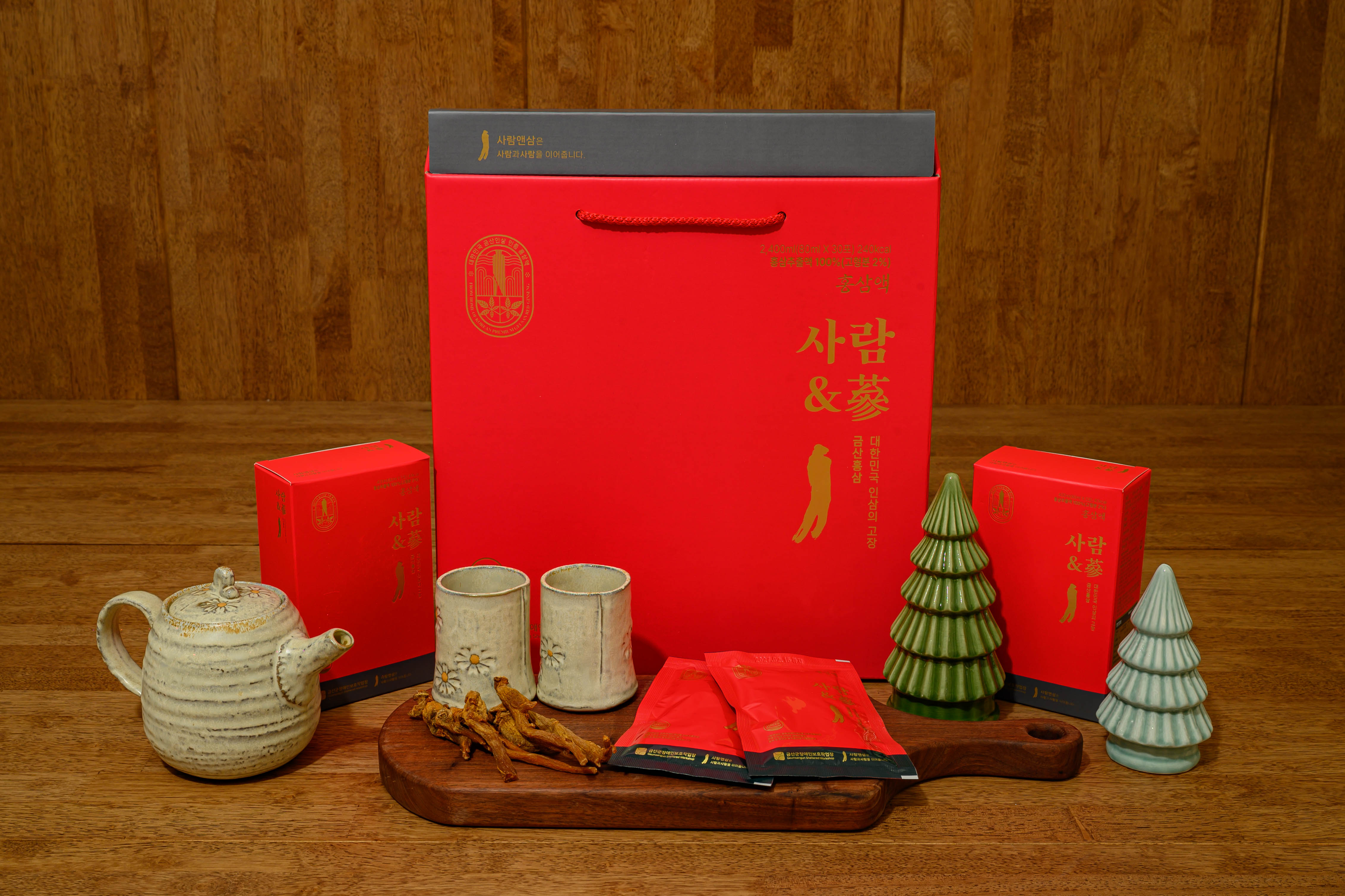 사람앤삼 홍삼액 2.4L(80ml*30팩)