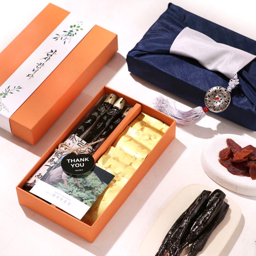 행복한홍삼 선물세트 200g(홍삼절편100g+홍삼진과100g)