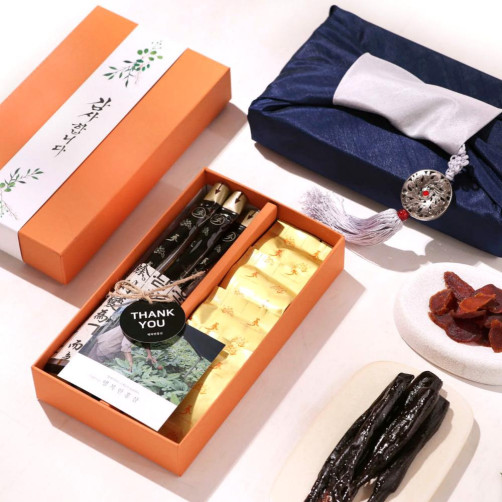 행복한홍삼 선물세트 200g(홍삼절편100g+홍삼진과100g)