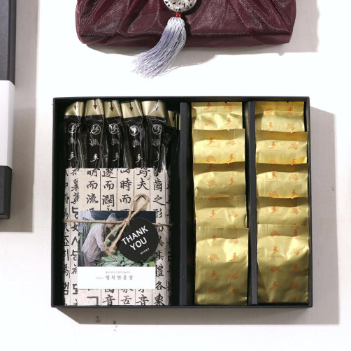 행복한홍삼 선물세트 400g(홍삼절편 200g+홍삼진과 200g)