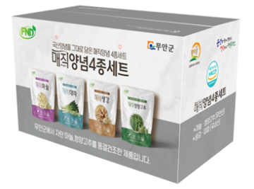 동결건조 양념 4종 세트(마늘 4팩+청양고추 4팩+대파 4팩+생강 2팩)