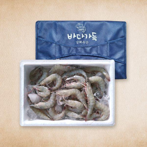 탱글탱글 식감이 살아있는 급냉 흰다리왕새우(1.5kg내외)