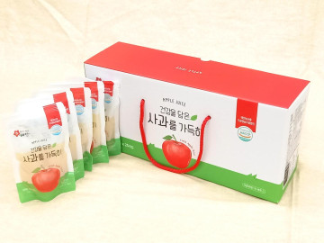 건강을 담은 사과즙 2.5L(100ml*25봉)